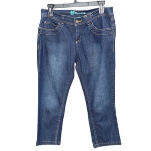 Kyoto Lily dark wash denim capri jeans Size 8